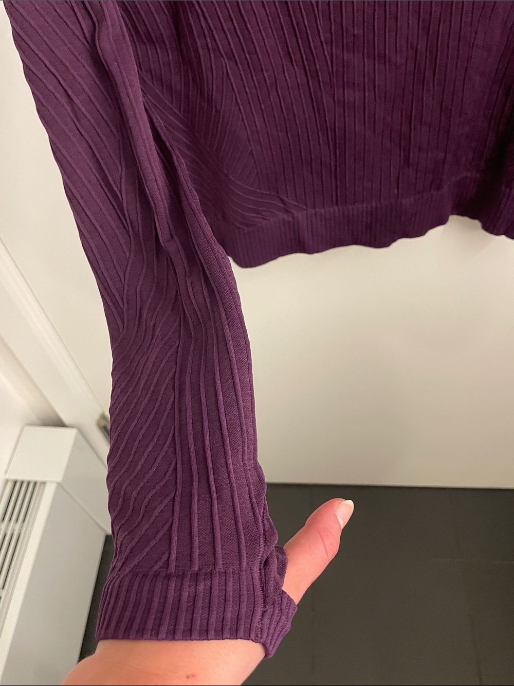 lululemon athletica Plum Ribbed Crewneck Sweater - Picture 4 of 4
